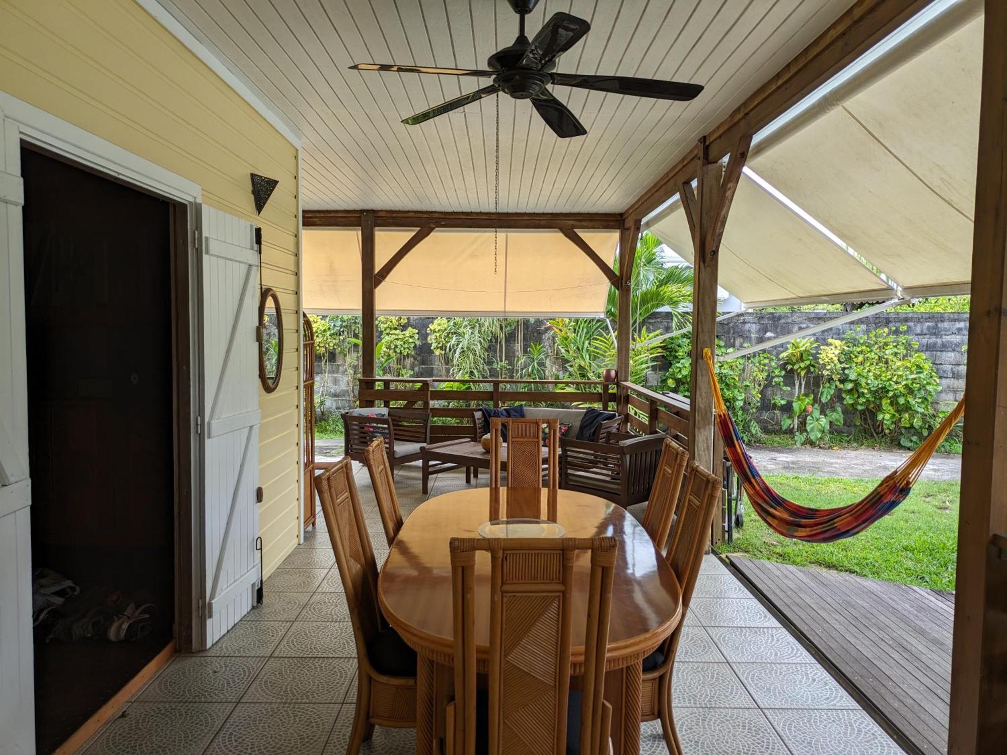 Charmante Villa Creole Climatisee, Jardin Tropical Et Piscine Prives Lamentin Exteriér fotografie